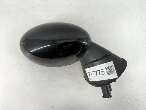 2004 Mini Cooper Passenger Right Side View Power Door Mirror Black K89P3