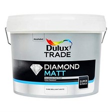 DULUX TRADE DIAMOND MATT BRILLIANT WHITE 10L