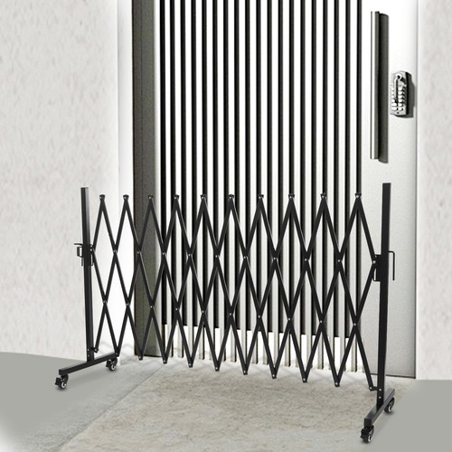 Safety Barrier Gate Portable Safety Barrier Expandable Barrier Gate with Wheel - Afbeelding 17 van 17