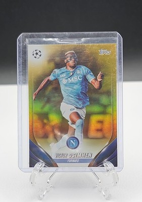2023-24 Topps Chrome UEFA Club Comp - Victor Osimhen #58 Gold Refractor /50