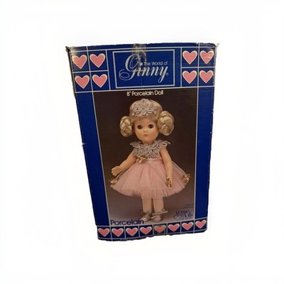 Vintage Ginny Doll Porcelain Doll with Stand Vogue (300)
