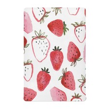 Fitted Crib Sheet Watercolor Strawberries Baby Sheets for Standard Crib Toddl...
