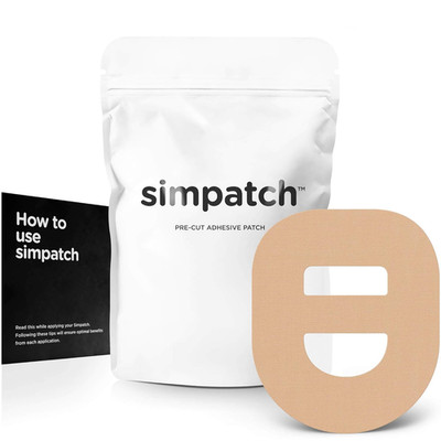 Adhesive Patch for Omnipod with Strap - Pack of 25 (Tan)