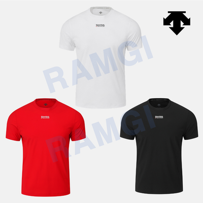 DESCENTE Swiss Triathlon Cooling Short-Sleeve T-shirt RED ASIAN