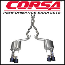 Corsa 3 Sport Cat-back Exhaust System Fits 2018-2023 Ford Mustang Gt Coupe 5.0l