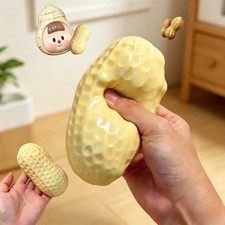Peanut Stress Ball Squishy Toy Buttery-Soft Feel Fidget Sensory Squeeze US