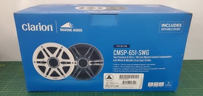 Clarion CMSP-651-SWG Sport Weiß/Grau 6,5'' Lautsprecher _2.7_5