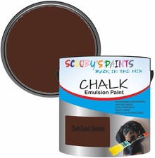 Dark Roast (Brown) Chalk Paint Furniture Wall Chalky Upcycling Shabby Chic Matt