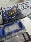 Nintendo Switch Lite Custom Blue Gold White