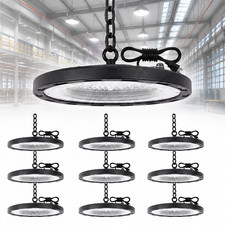 10-Pack 500W UFO LED High Bay Light Shop Industrial Commercial Factory Warehouse