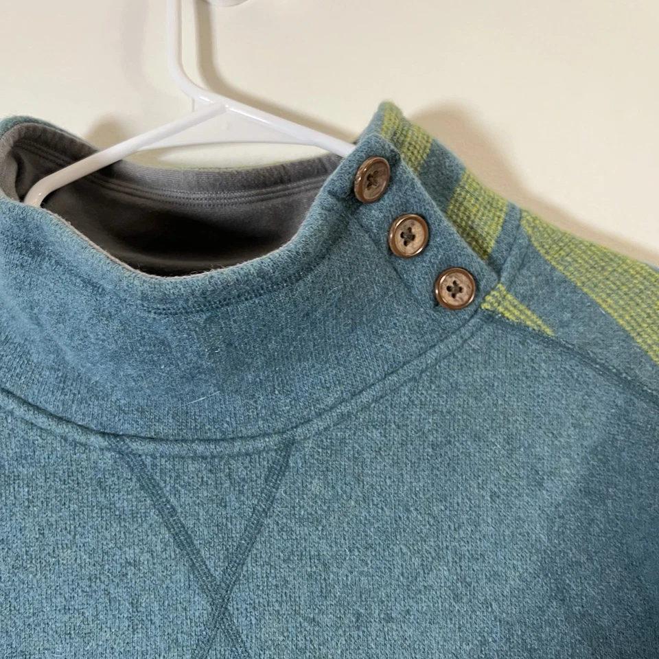 Женский пуловер Marmot размер L зеленая шерстяная смесь теплый ложный вырез - Изображение 4 из 4