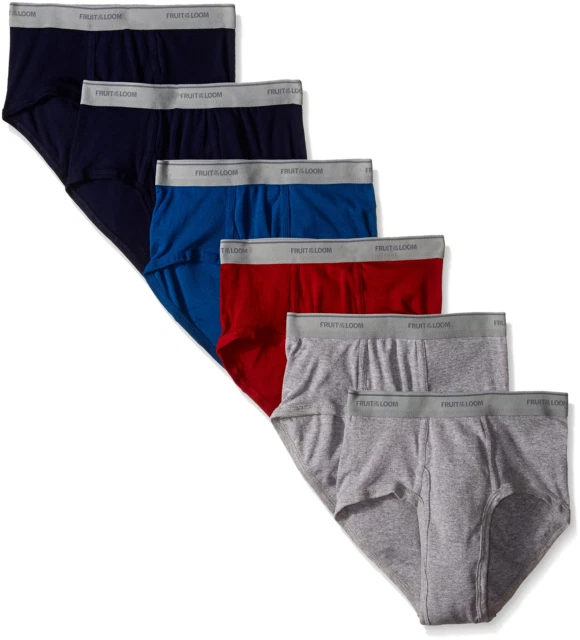 Fruit of the Loom Men's Breathable Brief Multipack, Assorted, Small