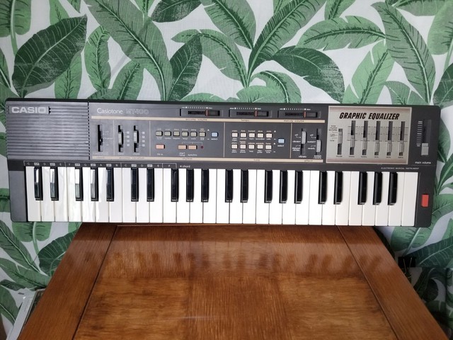 Casio Casiotone Mt-100 Keyboard Synthesizer Synth Equalizer ...