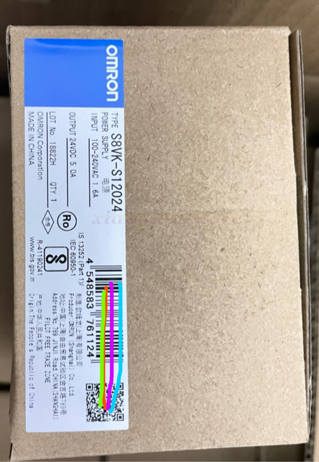 Switching power supply S8VK-S12024 1PC