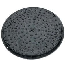 Inspection Chamber Manhole Cover Plastic Frame Clark Drain Round 3.5 Tonne Load