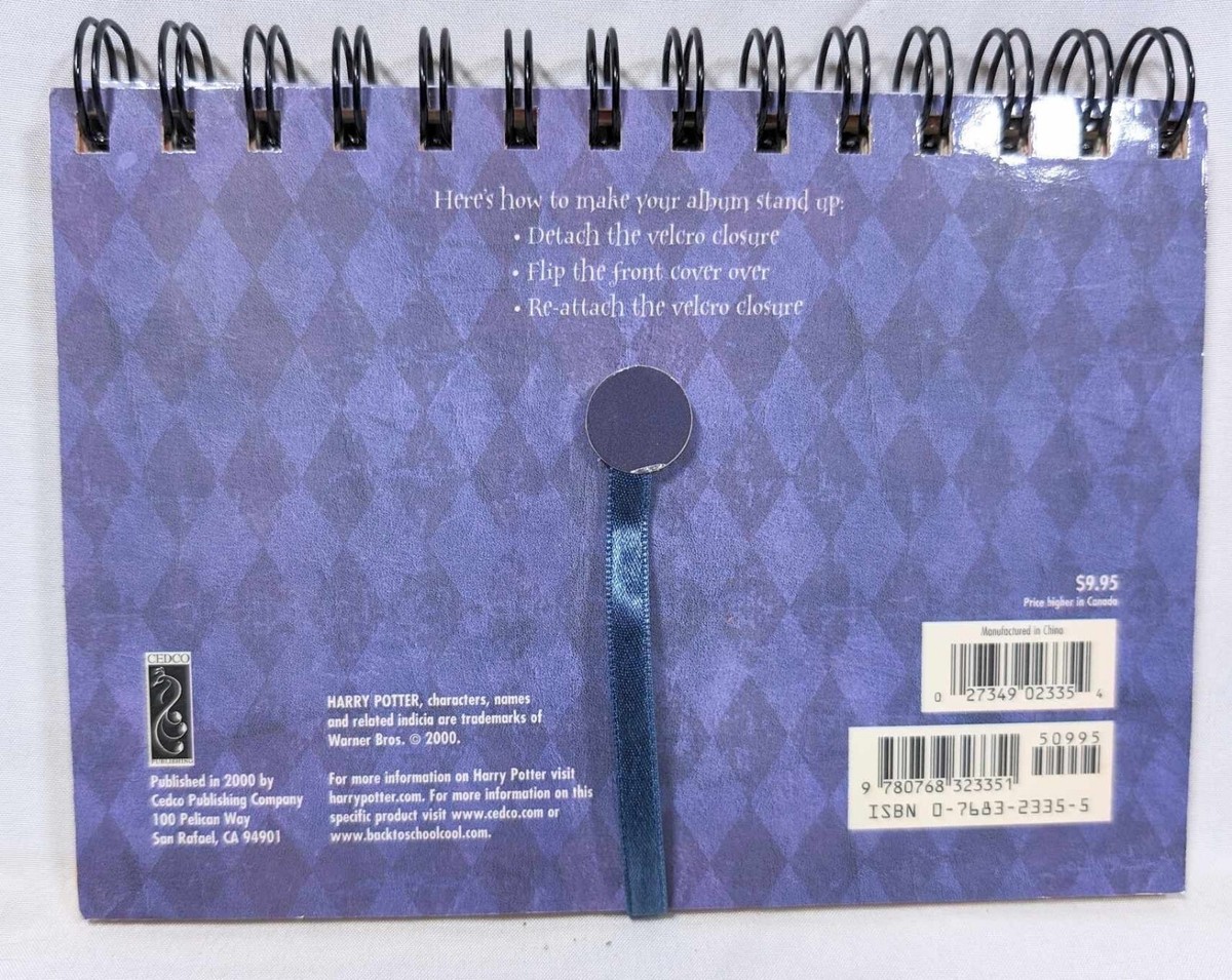 ワーナーブラザーズ　フォトアルバム Harry Potter Photo Album Hogwarts Warner Bros 2000 Hard Cover | eBay