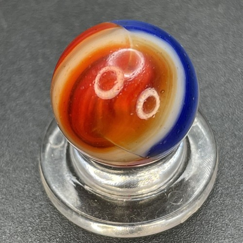 Peltier Hybrid Marble RARE Peltier Tan Base Liberty/Tree Marble Vintage Marbles - Picture 4 of 12