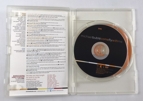 Michael Buble - Come Fly With Me - 2 Disc Set - DVD and CD - Very Good Condition - Picture 3 of 5