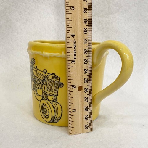 Farm Tractor and Barbed Wire Yellow Coffee Mug Appletree Design by Ron Knox - Picture 5 of 6