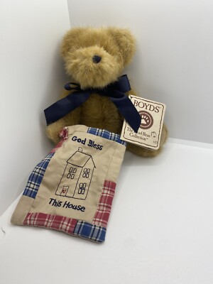 BOYDS Home Is Where Your Teddy Bear Lives TEDDY Peter The Head Bean Collection