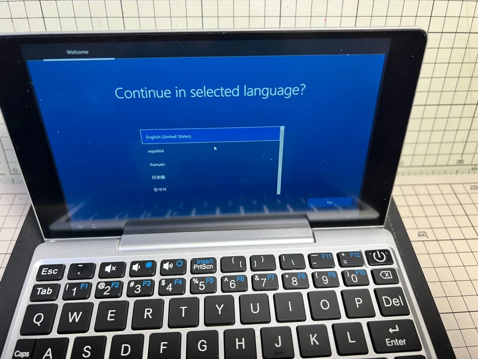 GPD POCKET X7-Z8750 model UMPC portable personal computer SILVER Excellent + - Image 2 of 4