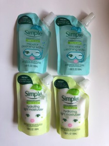simple water face wash