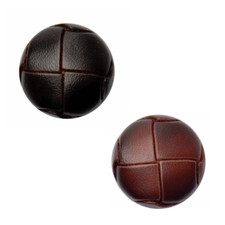 Football Buttons Leather Look Shank Back Nylon Coat Jacket Duffle 18mm to 25mm