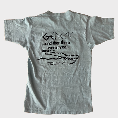 1978 SHOWCO Genesis Tour Crew Vintage Band Rock Tee Shirt 70s