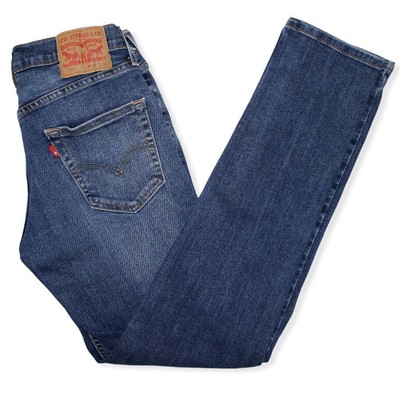 Levis 511 Mens Jeans 29x32 Blue Denim Slim Fit Taper (30x31) Zip Fly Blue |  eBay