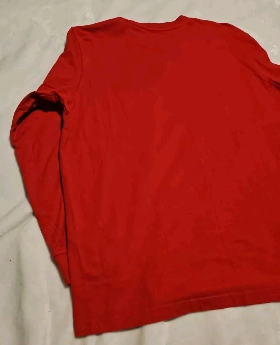 Maglione Supreme Vampire Boy ROSSO con tasca manica lunga TAGLIA L