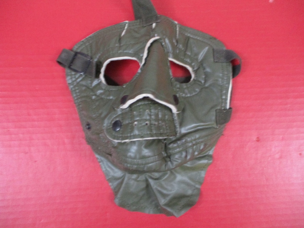 WWII US Navy USN Extreme Cold Weather Insulated Face Mask - OD