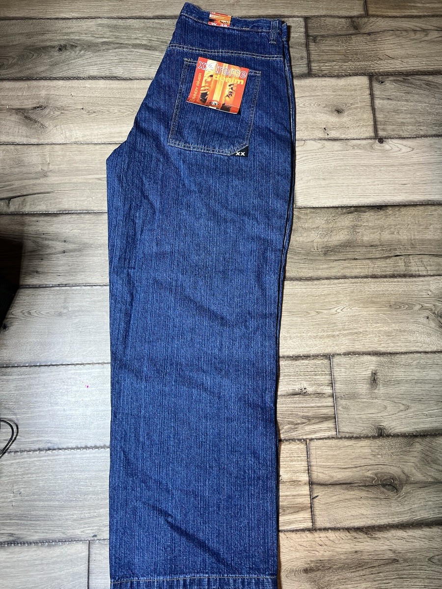 ULTRA RARE NEW 90s Randy River XX-TREME 23” Leg Raver Skater Jeans