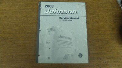 Neu 2003 Johnson 4 5 HP Service Manuell St 4 Takt Außenborder P/N 5005472