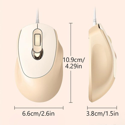 V2 Wired Mouse For Business Office Simple Universal Macaron Gaming Mouse - Picture 2 of 12