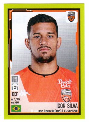 PANINI FOOTBALL 2022 Ligue 1 et 2 Sticker #158 Igor SILVA FC Lorient
