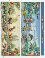 1997 32 cent Dinosaurs full Sheet of 15 Scott #3136, Mint NH