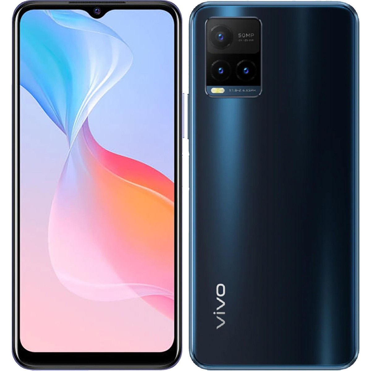 Vivo Y21s 4G/LTE Midnight Blue 128GB + 4GB Dual-Sim Unlocked GSM