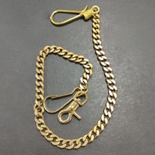 New Handmade Solid Brass Bag Wallet Chain Fob Pants Chain Key Chains