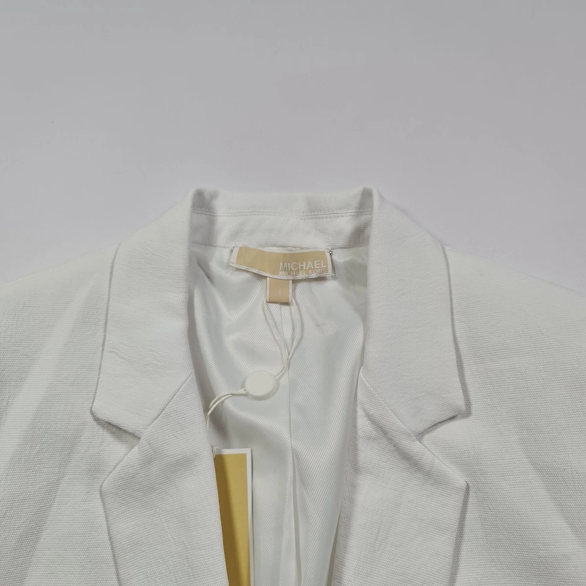 Michael Michael Kors Womens Blazer White 12 UK Jacket Ladies US 8