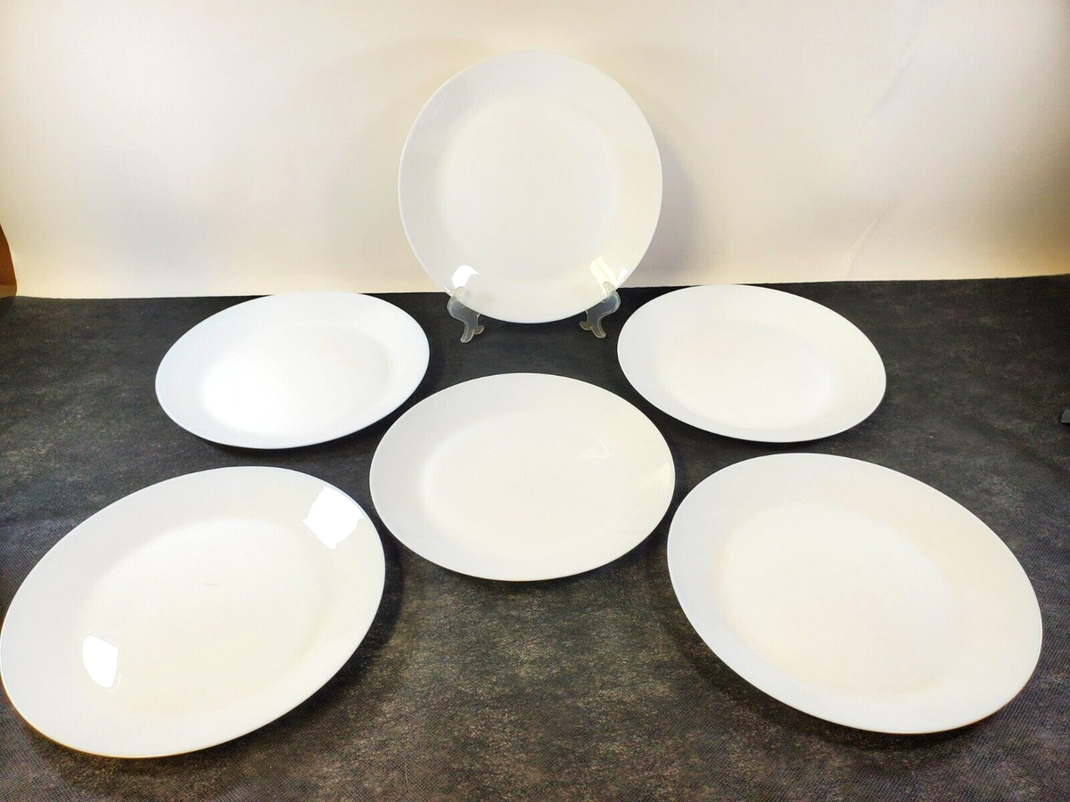 Corelle Plates Basic White Dinner Plates Corelle® Winter Frost