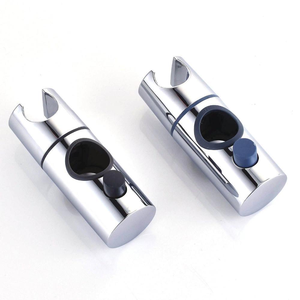Chrome Finish Shower Mount Slide Bar Clamp Shower Head Holder Shower