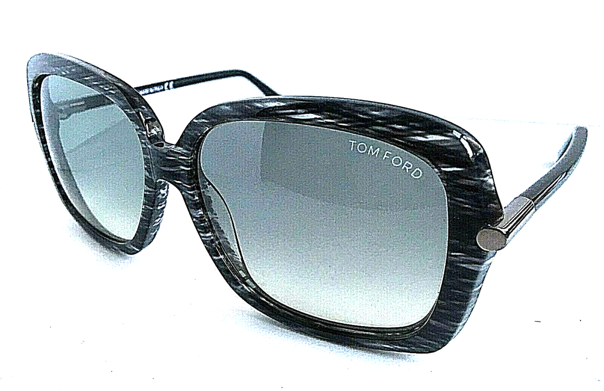 Tom Ford TF323 05B Paloma 59mm Black Gray Oversized Women
