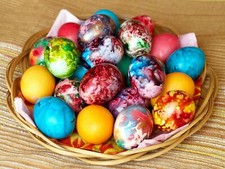 4 Colours Paint Dye Colour for Decorating Painting Easter Eggs Fancy Egg