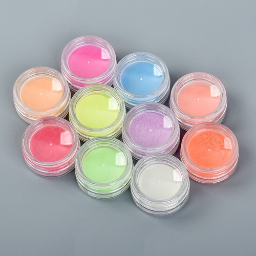 10PCS Luminous Powder Resin Pigment Dye Resin Epoxy DIY Making Jewelry Powder US - Picture 8 of 10