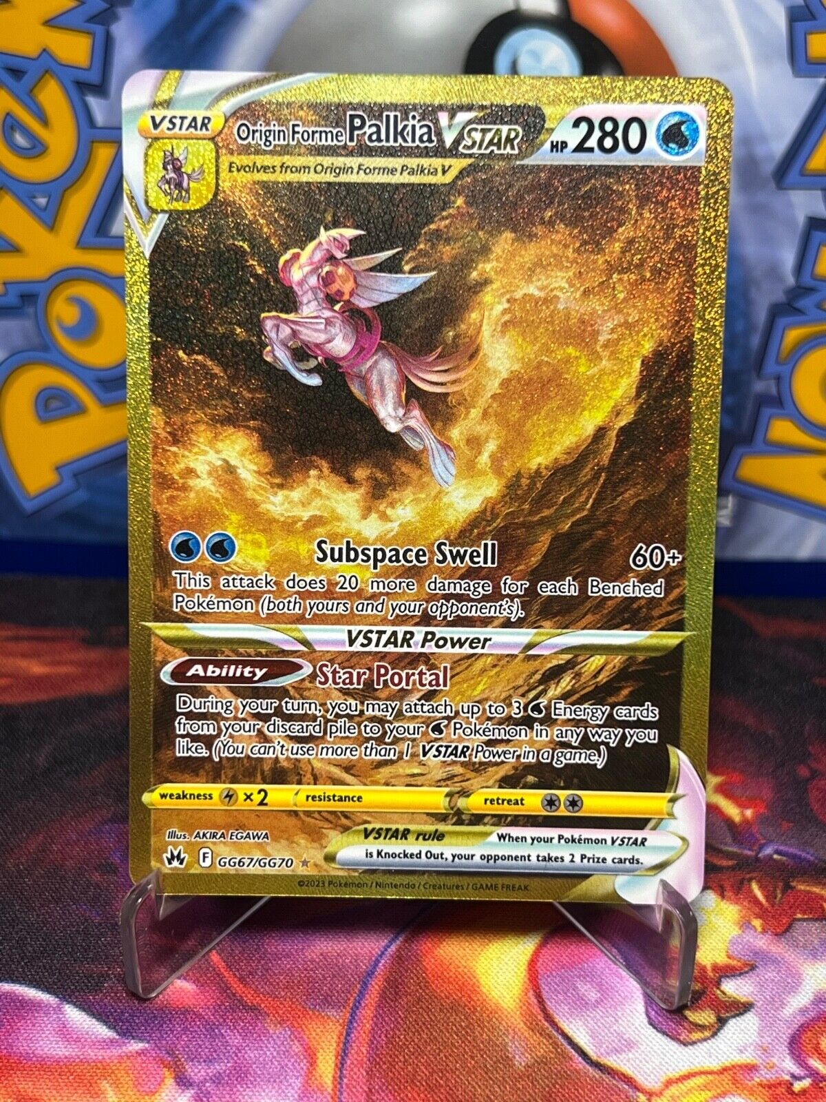 Pokemon - Origin Forme Palkia VSTAR GG67/GG70 - Crown Zenith - Galarian  Gallery - Secret Rare - Gold Card