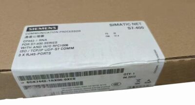 6GK7 442-1RX00-0XE0 NEW SIEMENS Communications processor CP 4 6GK7442-1RX00-0XE0