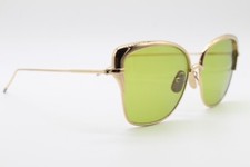 NEW THOM BROWNE TB-201-A-GLD GREEN AUTHENTIC EYEGLASSES FRAME 60-15