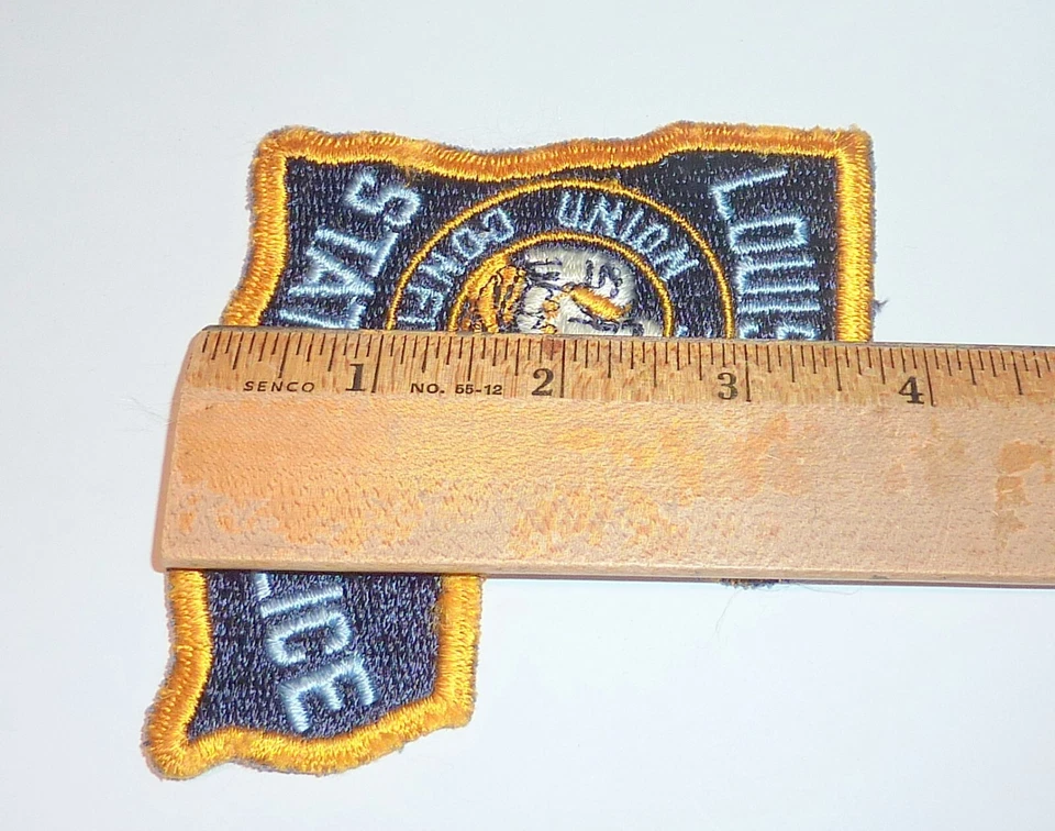 Parche Policía LOUISIANA UNION JUSTICE TRUST Estado 3 3/4" De Colección Ver Ph Foto 3 de 3