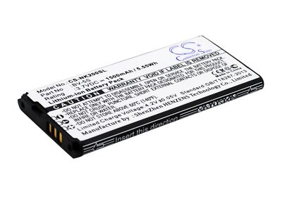 Li-Ion Akku für Nokia RM-1013 X2 X2 Dual SIM 3,7V 1500mAh