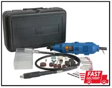 WEN Variable Speed Rotary Tool Kit Dremel Rotary Grinder Cutter with Flex Shaft